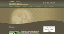 Desktop Screenshot of kupchikdental.com